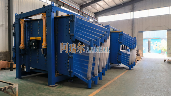 Μέγιστο 2000*4000mm 1~5 κατάστρωμα Γυροτροφικό φίλτρο για διαλογή κόκκων γραφίτη Πάνω από 90% ακρίβεια