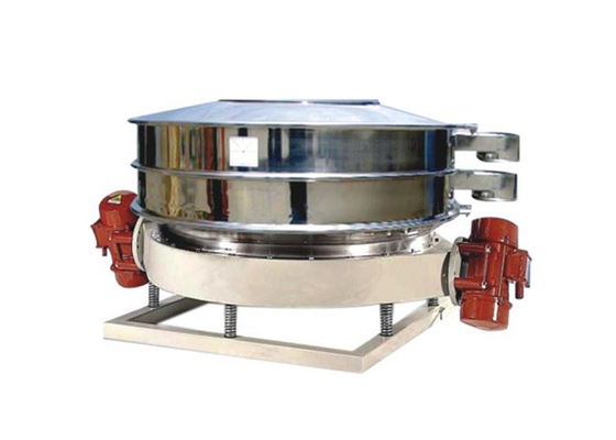 Μηχανή χαμηλού προφίλ Vibro Screen Round Vibrating Separator με δύο στρώματα οθόνης