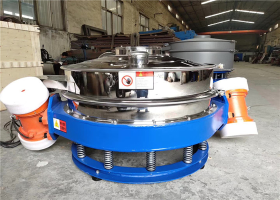 Μηχανή χαμηλού προφίλ Vibro Screen Round Vibrating Separator με δύο στρώματα οθόνης
