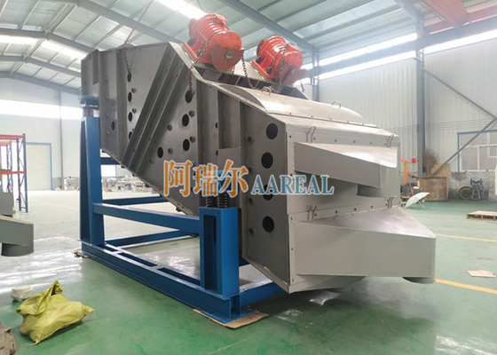 Υψηλής απόδοσης 1800*5000mm 4 Deck Mogensen Γραμμική ορθογώνια δονητική οθόνη για πυρίμαχο υλικό