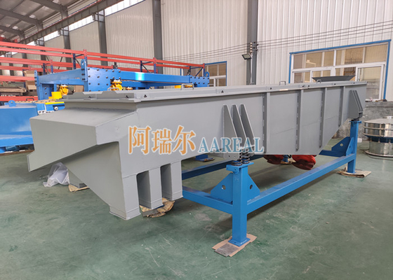 1800*4500mm Χάλυβα από ανοξείδωτο χάλυβα Πολλαπλές καταστρώσεις Σκηνή ορθογώνιας γραμμικής δονητικής για θαλασσινό αλάτι