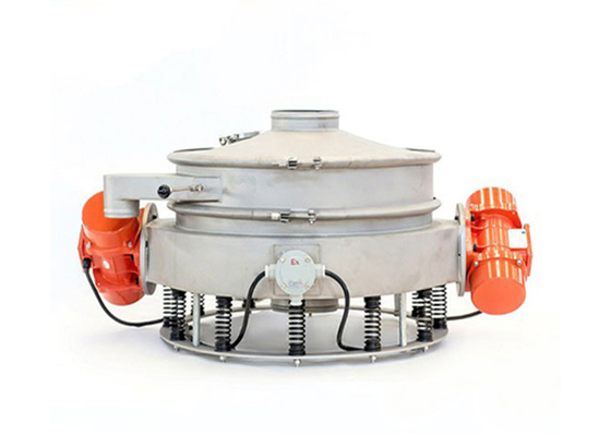 Βιομηχανικό τσιμέντο Inline Sifter Vibro Separator Machine Low Profile Flow Thru
