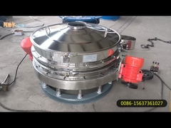 Βιομηχανικό τσιμέντο Inline Sifter Vibro Separator Machine Low Profile Flow Thru