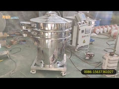 Στερεά σκόνη χρώματος περιστροφικές οθόνες φίλτρου στρογγυλής δονητικής οθόνης διαχωριστή